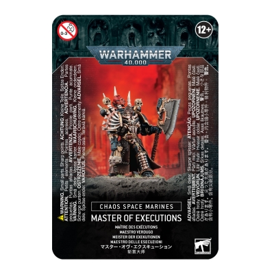 Warhammer 40,000 Chaos Space Marines figurka Master of Executions